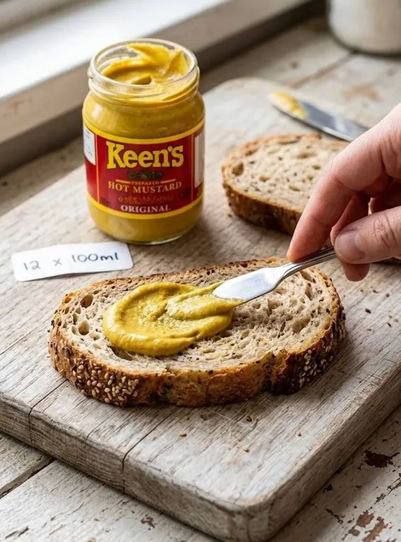 Keen's 12 x 100ml Hot Mustard Case