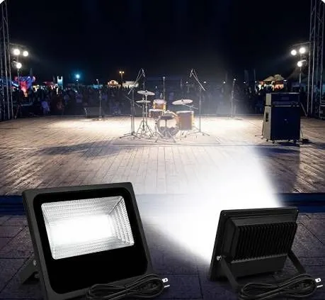100W RGBW LED Flood Light with Remote - 1 light per lot