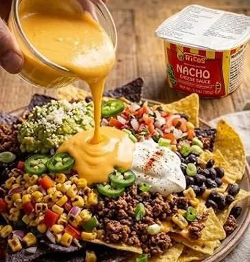 Ricos Nacho Cheese Sauce 16x3.5 oz Cups