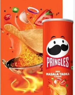 Pringles Desi Masala Tadka 12x102g Can