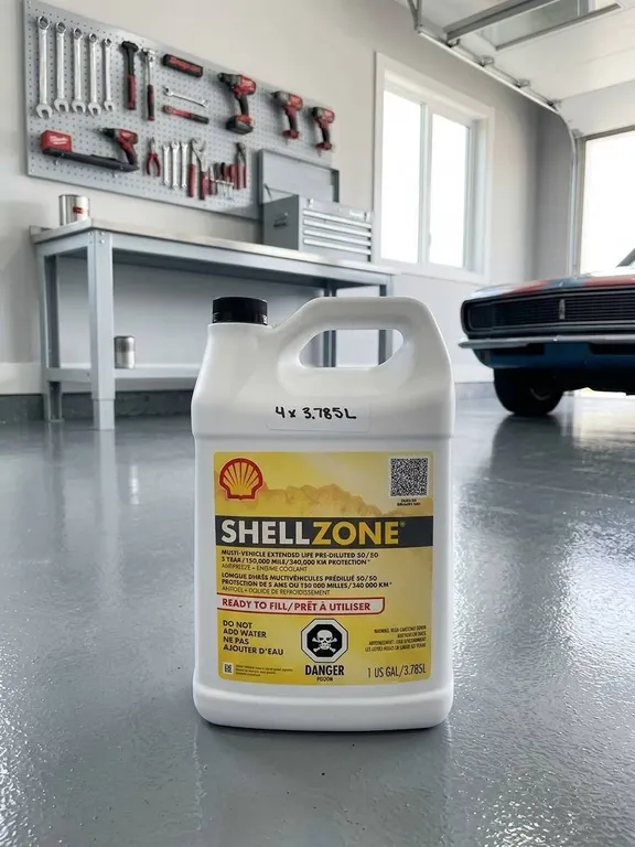 ShellZone Antifreeze Coolant 4 x 3.785L