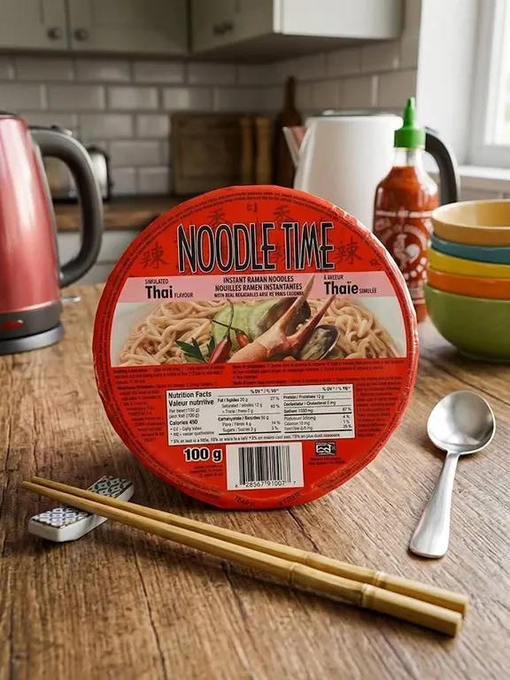 Noodle Time Thai Flavor Instant Noodles, 12 x100g