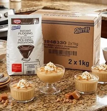Shirriff Butterscotch Instant Pudding Mix 4x1kg