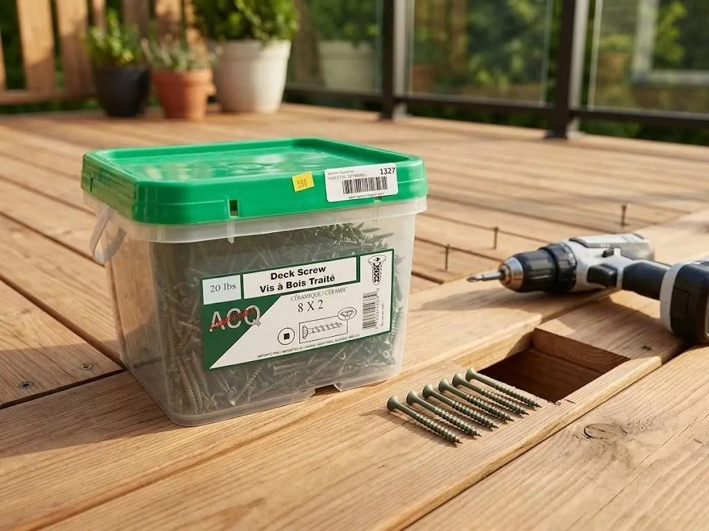 20 lb. Box of 8x2 Ceramic Deck Screws