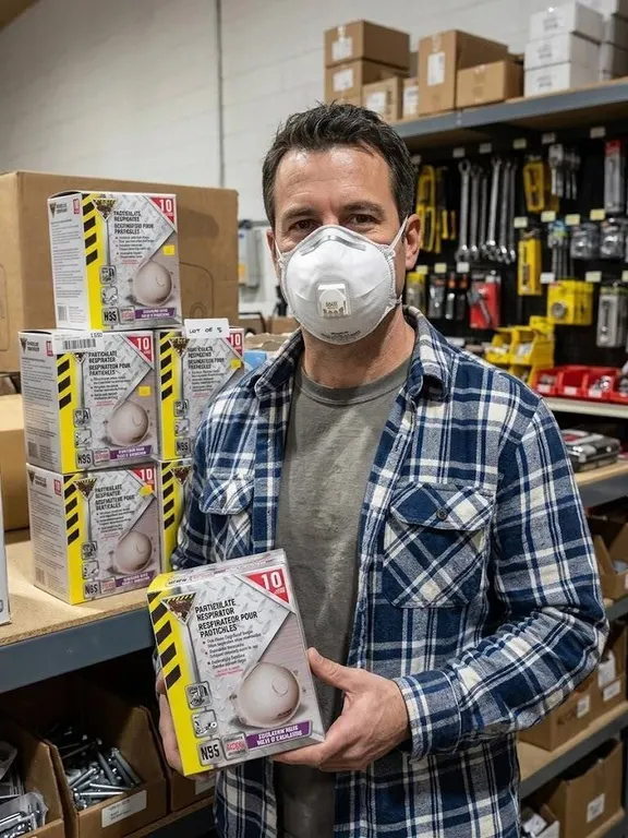 5 N95 Particulate Respirators