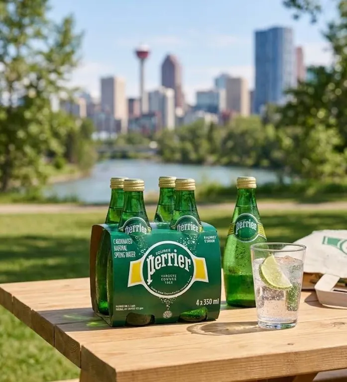 Perrier Sparkling Water 24 x 330ml Bottles