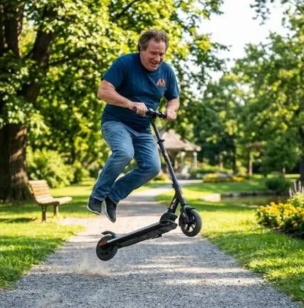 Black Folding Kick Scooter