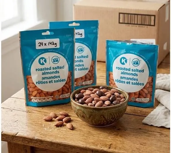 Roasted Salted Almonds 142g (24 Packs)