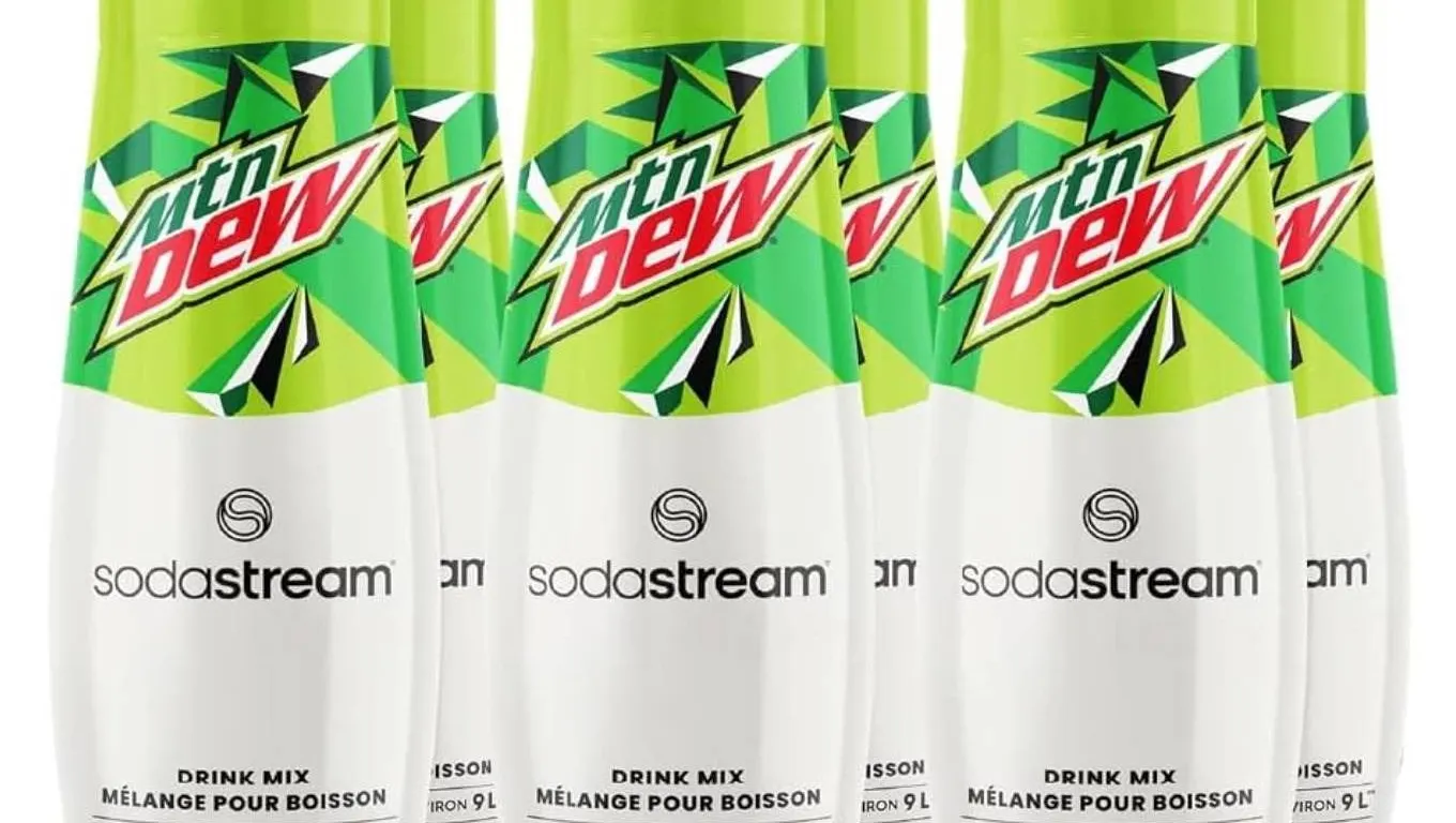 6-Pack SodaStream Mountain Dew Syrup 440ml