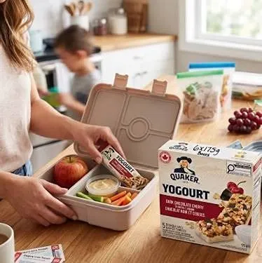 Quaker Yogourt Dark Chocolate Cherry Bars 6x175g