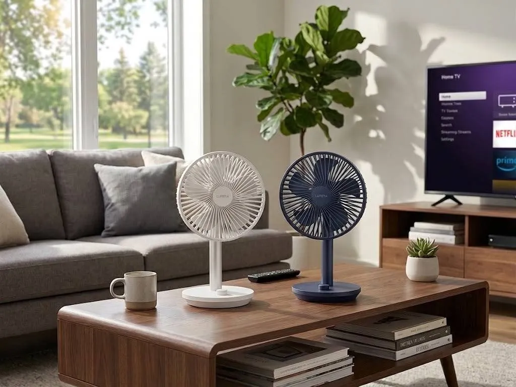 Lumena Fan Stand 4 Set of 2 Wireless Fans
