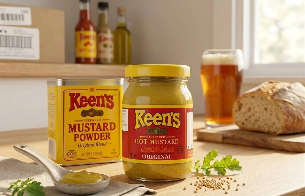 Keen's Original Prepared Hot Mustard 100ml x12