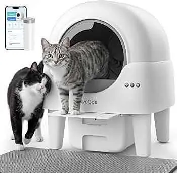 Kveode Self Cleaning Litter Box White