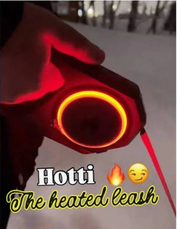 Hotti Heated Handle Dog Leash Set