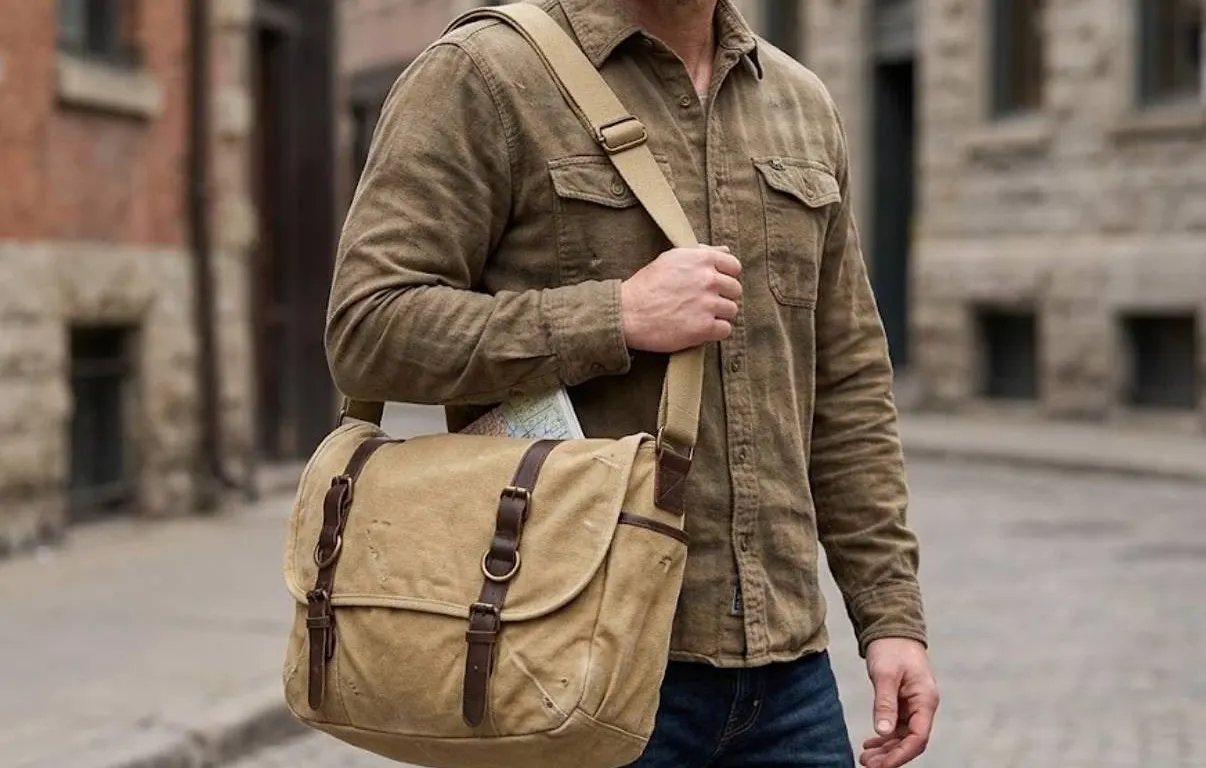 Rothco Canvas Explorer Shoulder Bag Khaki