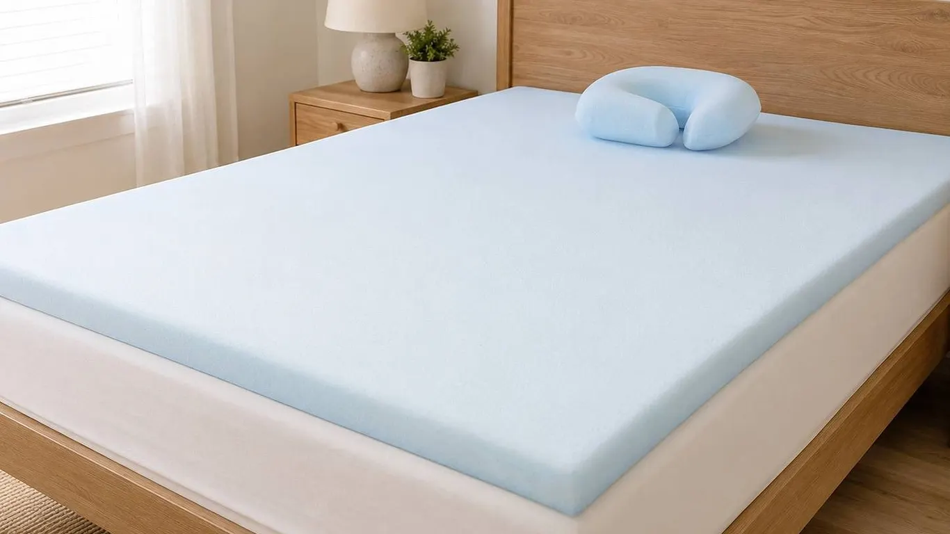 Queen Size Memory Foam Mattress Topper