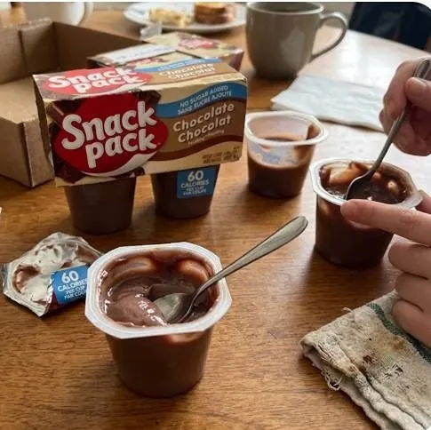 Snack Pack Chocolate Pudding Cups