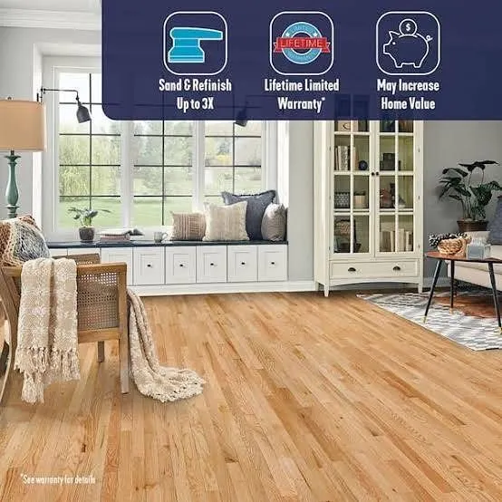1 Box of Bruce Solid Hardwood Flooring Planks