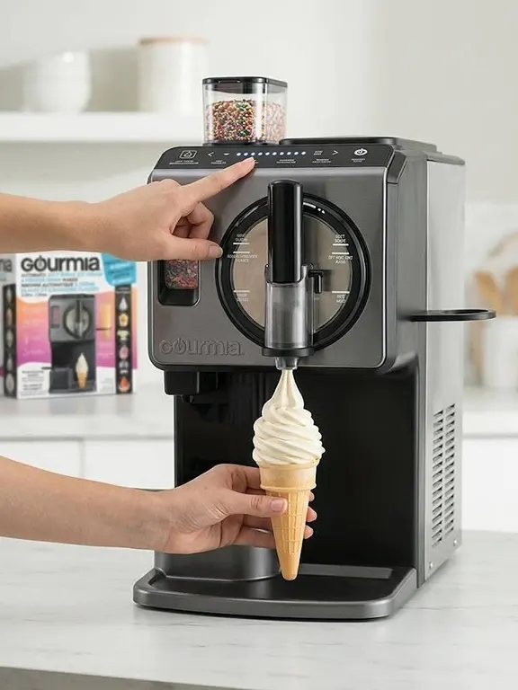 Gourmia Automatic Soft Serve Ice Cream Maker