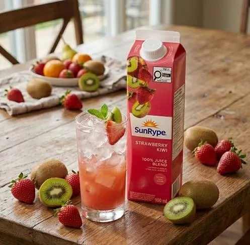SunRype Strawberry Kiwi Juice 12 x 900ml