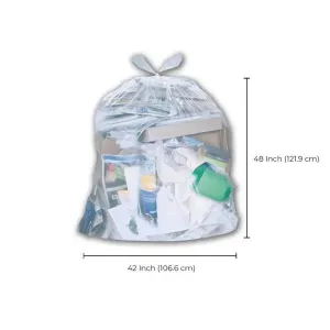 MAXIMUM Garbage Bags 42"x48" 100 Count