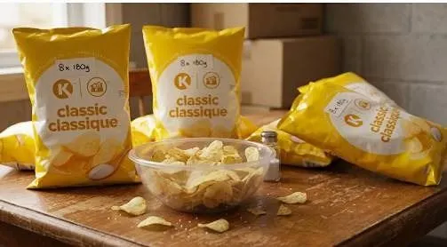 K Classic Classique Potato Chips 8x180g