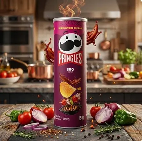 Pringles BBQ Flavor Potato Crisps 156g