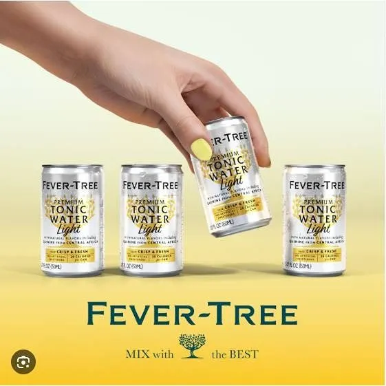 Fever-Tree Light Tonic Water 3 x ( 8 x 180ml )