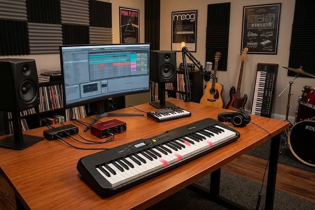 Casio Casiotone LK-S245CA Keyboard Set