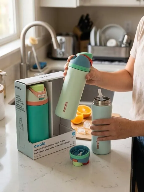 Owala Insulated Water Bottle 2-Pack 16 oz