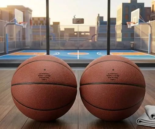 Amazon Basics PU Basketball 2-Pack Official
