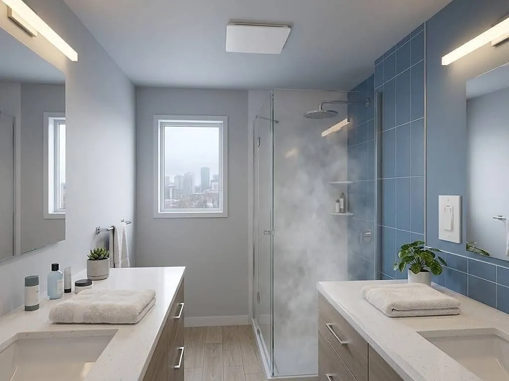 DewStop Bath Fan With Fan Control, 100 CFM