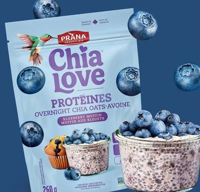 PRANA Chia Love Protein Blueberry Muffin 300g
