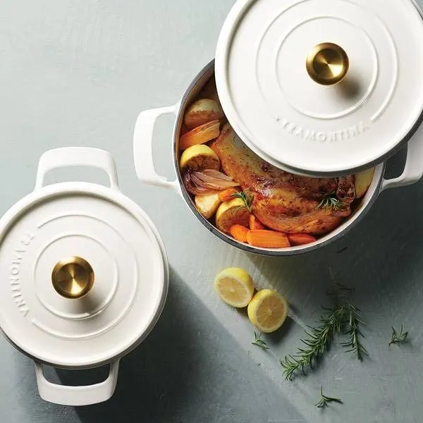 Tramontina White Enameled Cast Iron Dutch Ovn