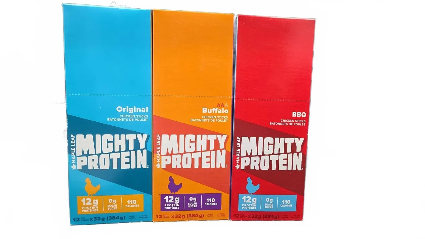 Maple Leaf Mighty Protein Chicken Sticks Trio