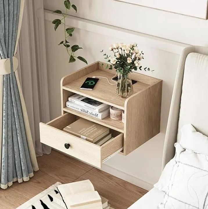 BonVarche Floating Nightstand Station