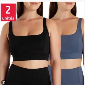 Aurum Sports Bra 2-Pack S/P Square Neck