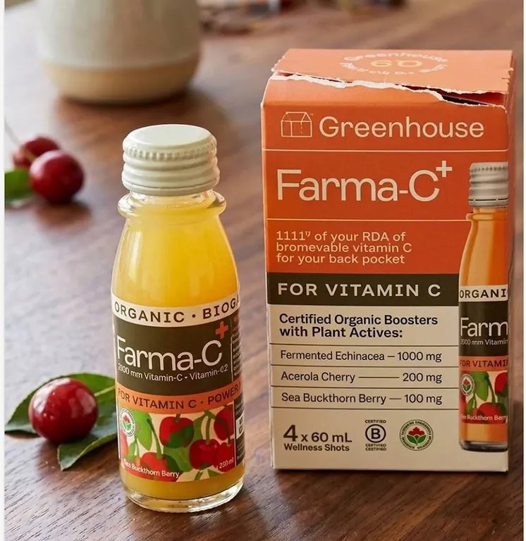Greenhouse Farma-C+ Organic Vitamin C Shots