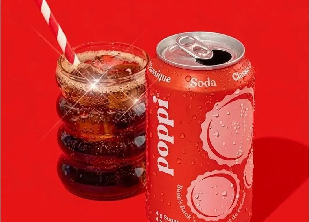 Poppi Soda Classic Cola 12 x 355ml Cans