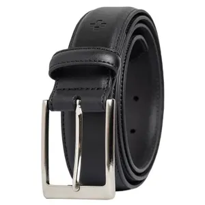 Vince Camuto Black Leather Belt Size L/G 36-