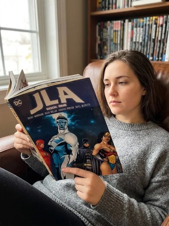 JLA Book One Graphic Novel DC Comics