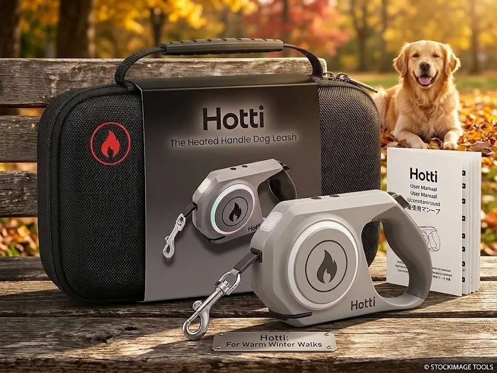Hotti Heated Handle Dog Leash Set