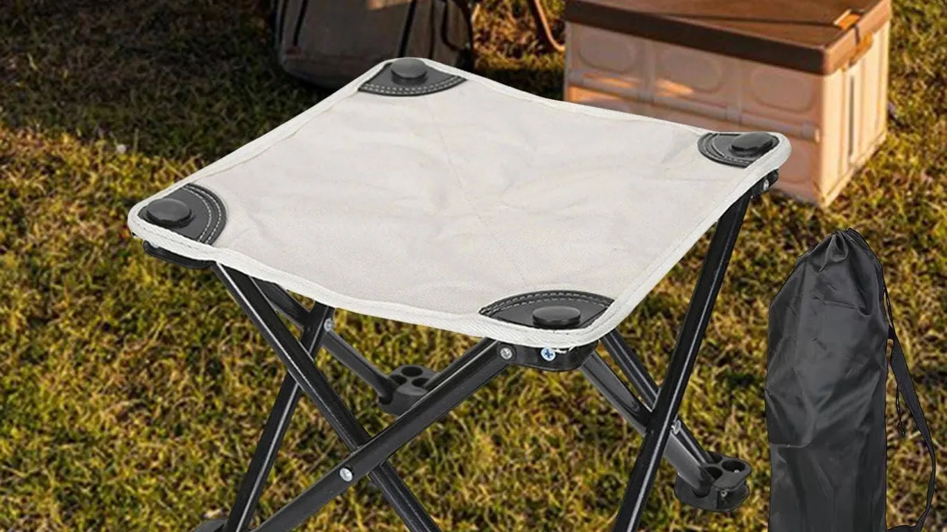 Folding Portable Camping Stool With Bag