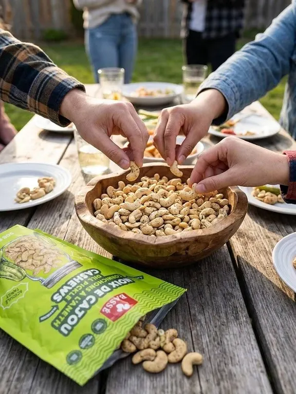 Bassé Dill Pickle Cashews 908g