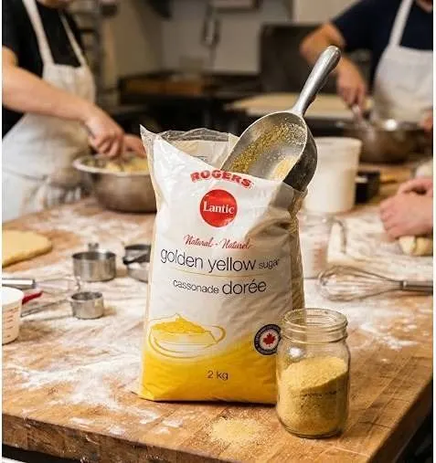 Rogers Lantic Golden Yellow Sugar 2x2kg