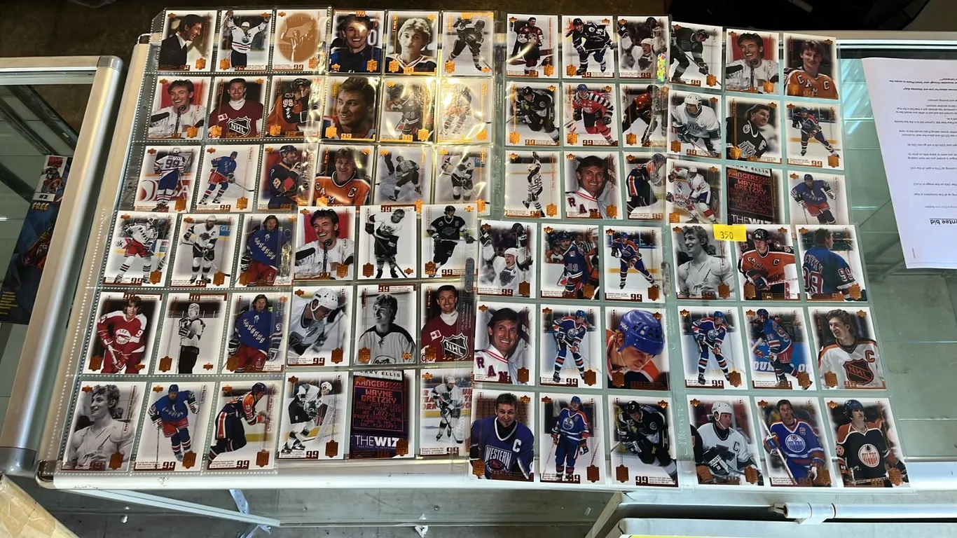 (6) SHEETS OF 9 UPPER DECK WAYNE GRETZKY CARDS