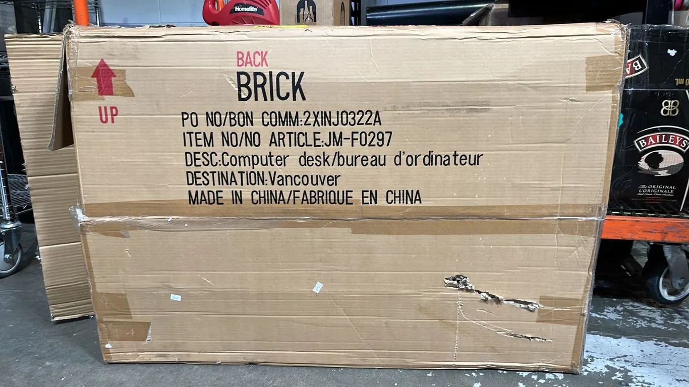 *IN BOX* THE BRICK COMPUTER DESK JM-F0297
