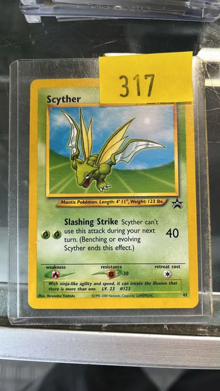 WOTC SCYTHER #45 POKEMON BLACK STAR PROMO CARD