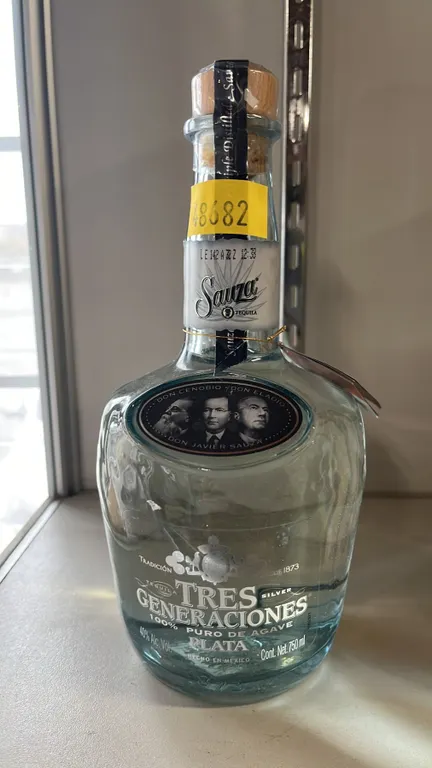 1990S SEALED 750ML BOTTLE OF TRES GENERACIONES PLATA TEQUILA