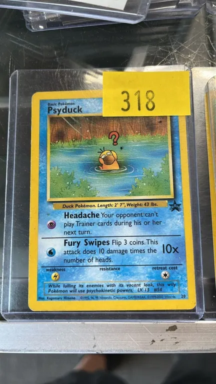 WOTC PSYDUCK #20 POKEMON BLACK STAR PROMO CARD